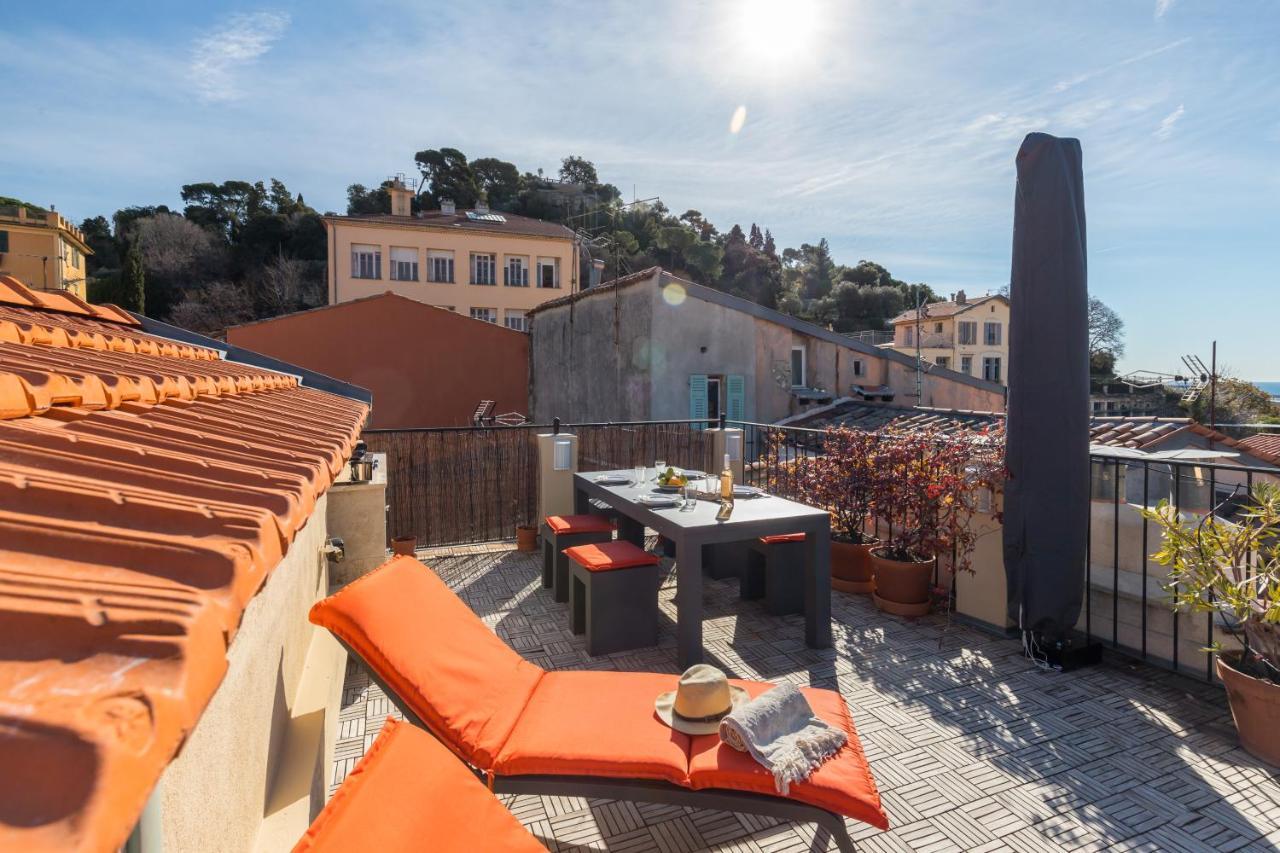 Le Chateau - The Most Beautiful Sight In Old Town, Private Terrace Niza Exterior foto