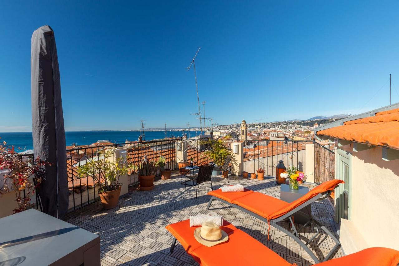 Le Chateau - The Most Beautiful Sight In Old Town, Private Terrace Niza Exterior foto