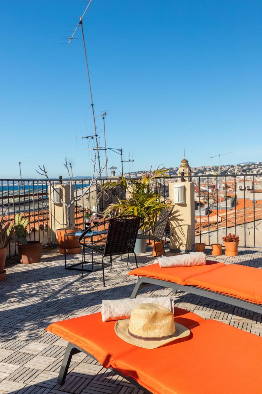 Le Chateau - The Most Beautiful Sight In Old Town, Private Terrace Niza Exterior foto