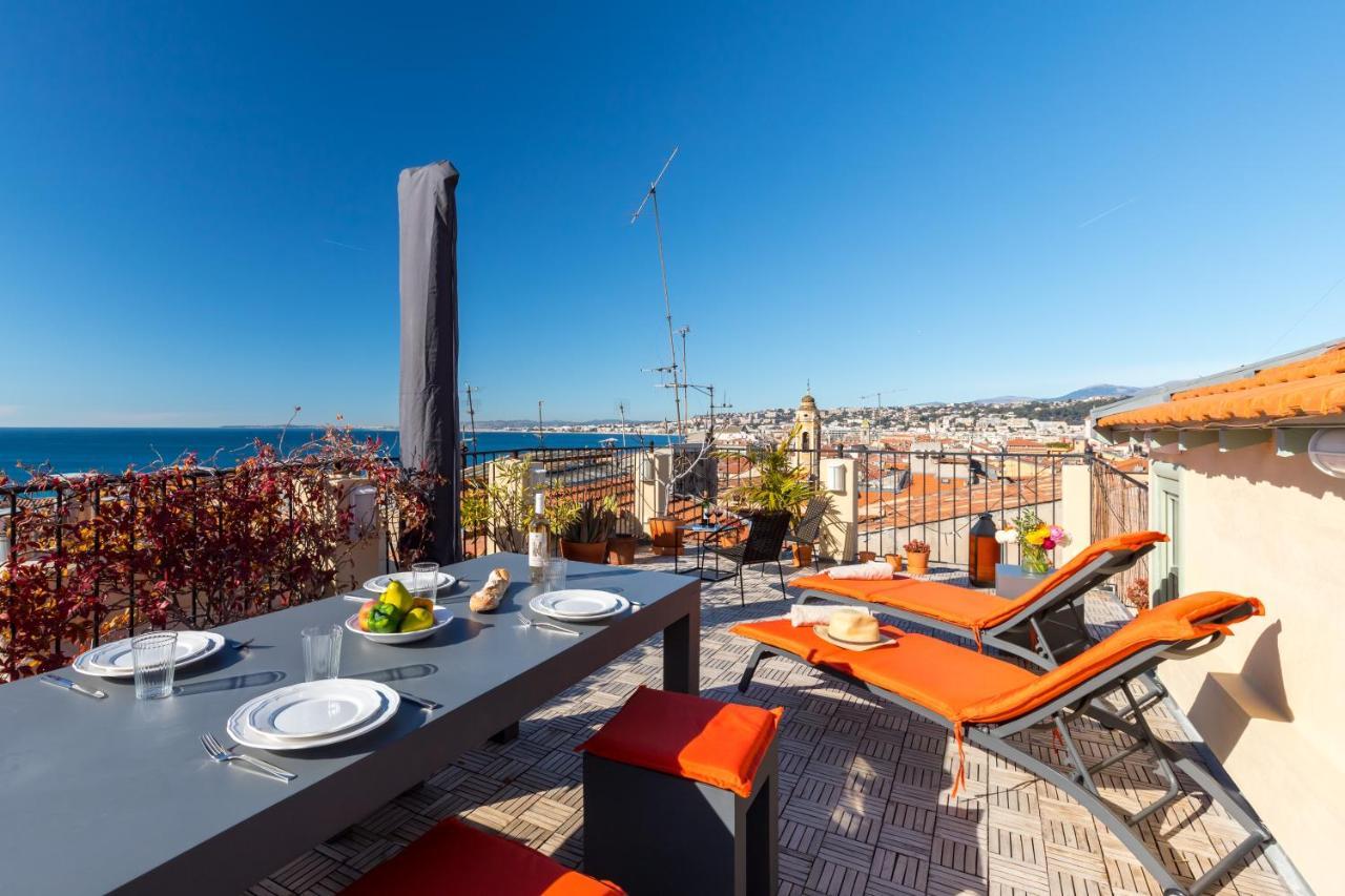 Le Chateau - The Most Beautiful Sight In Old Town, Private Terrace Niza Exterior foto